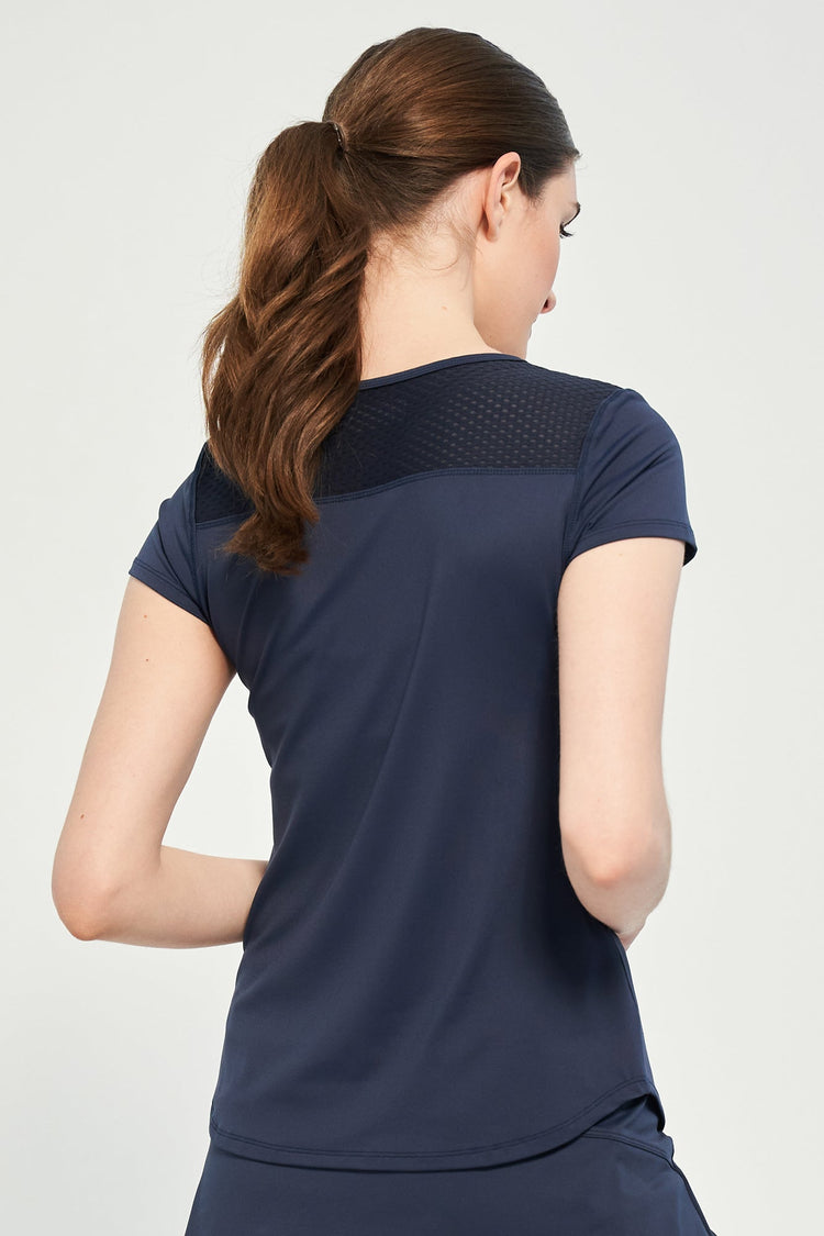Deep V Tee - Dark Navy