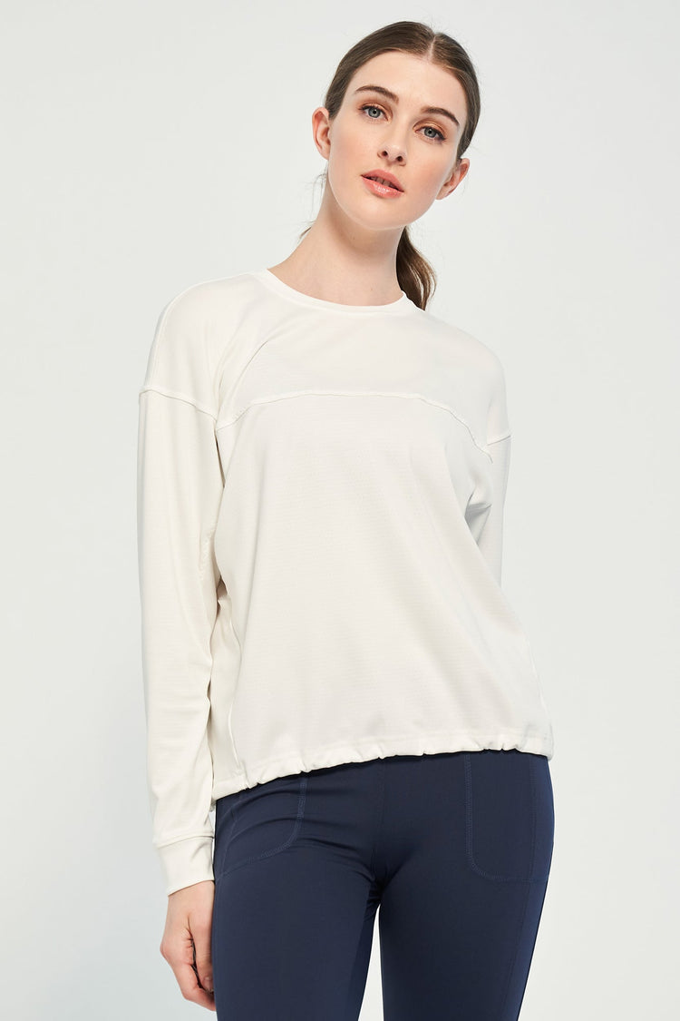 Post Game Pullover - White