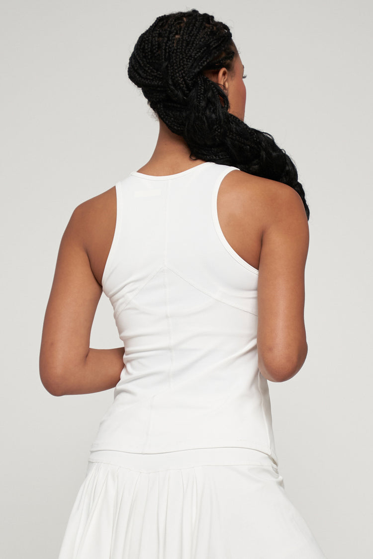 Lily Tank - White - FINAL SALE