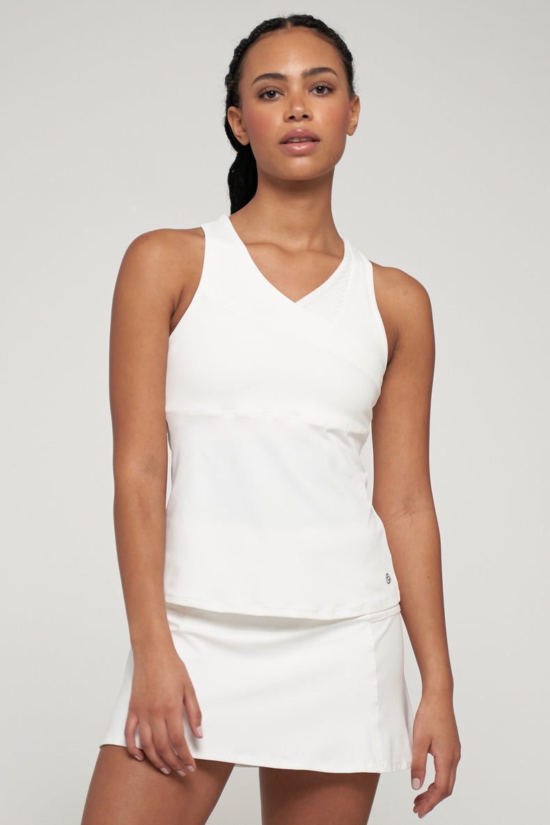 Lily Tank - White - FINAL SALE