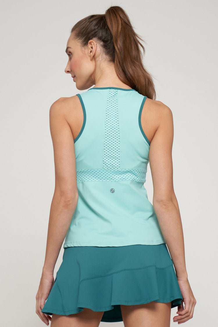 Spice Tank - Aquamarine/Jungle - FINAL SALE