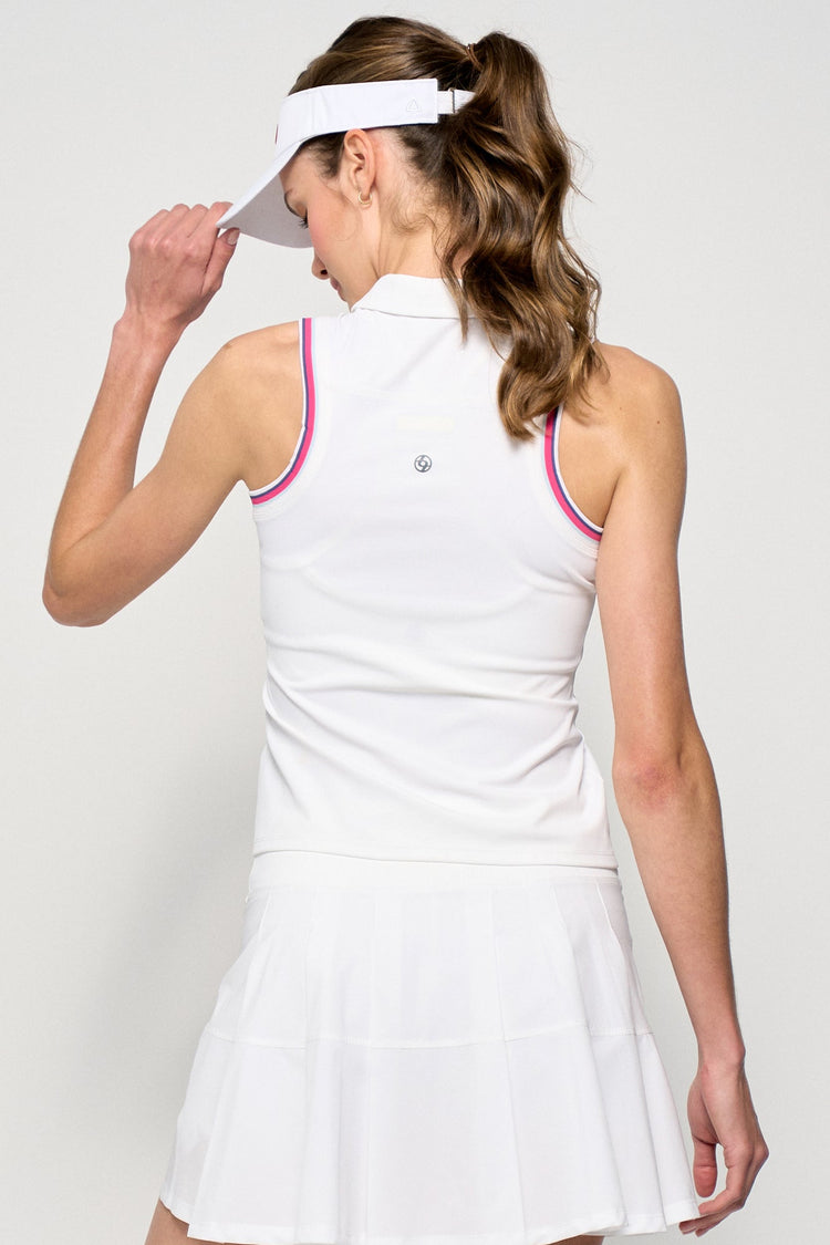 Slice Polo - White/Marine/Raspberry/Arctic