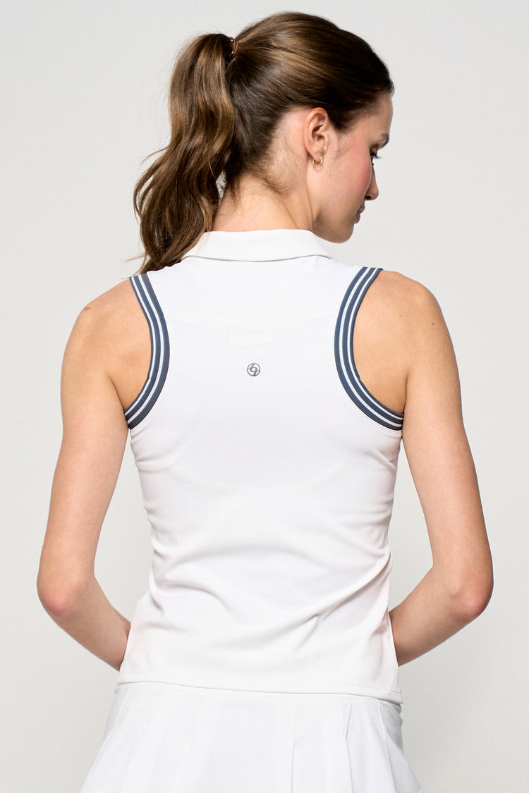 Slice Polo - White/Black