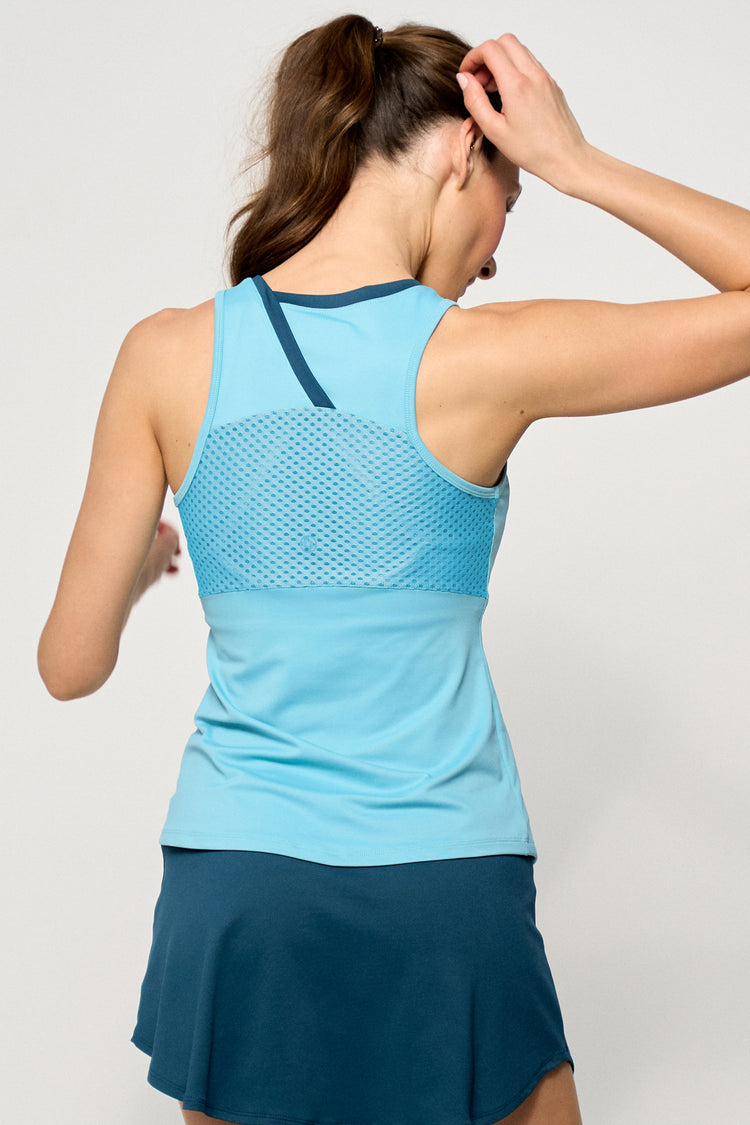 Peek Tank - Tiffany Blue/Peacock