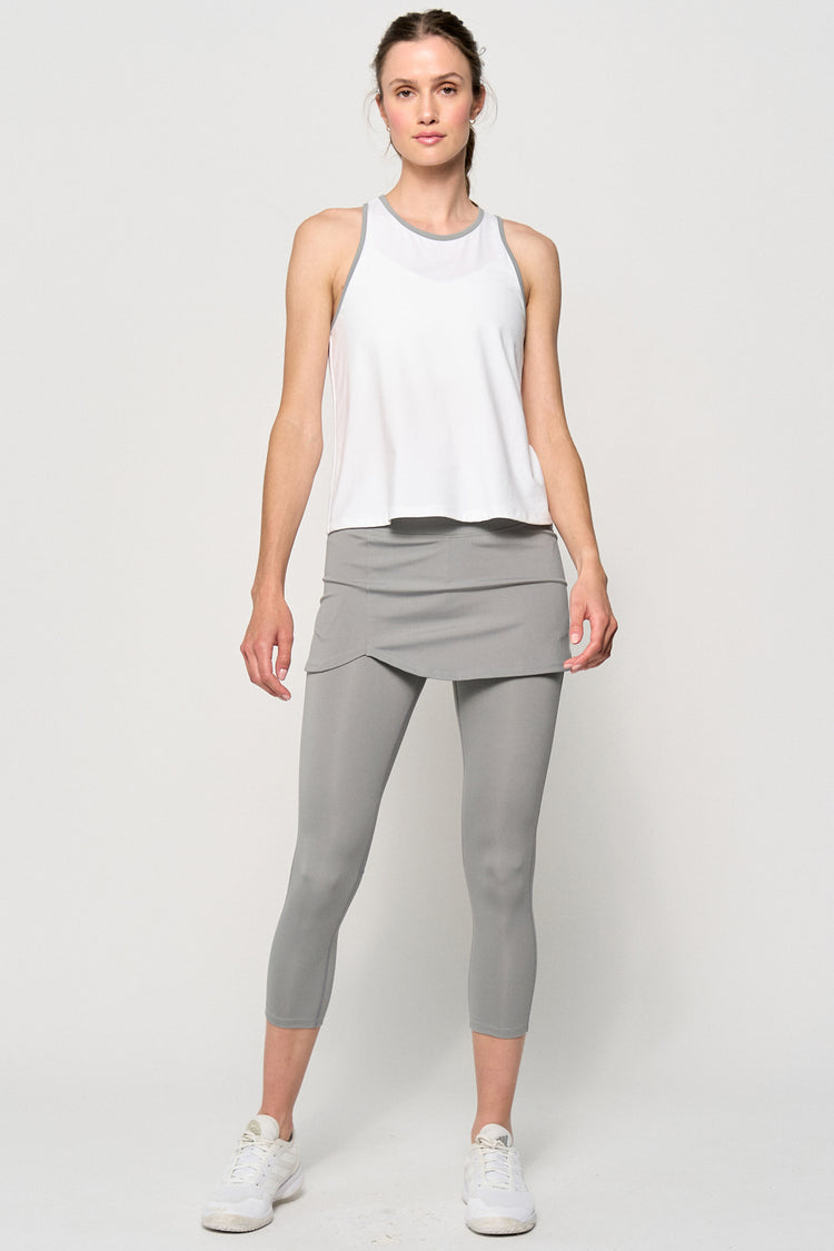 Training Tank - White/Willow