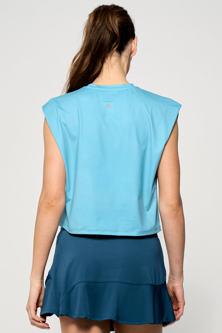 Boxy Tee - Tiffany Blue