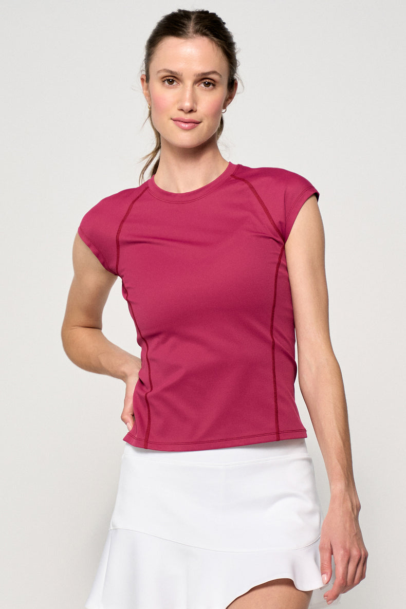 Vision Tee - Burgundy