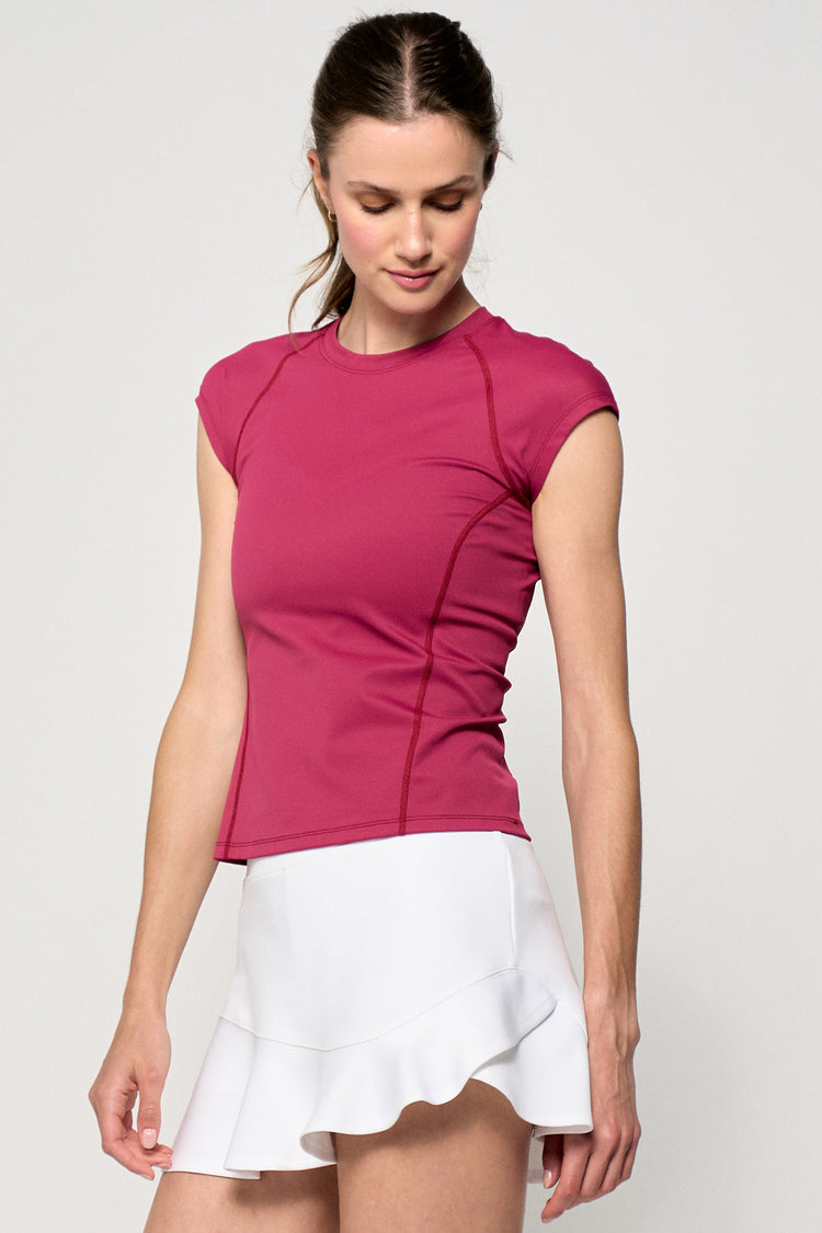 Vision Tee - Burgundy