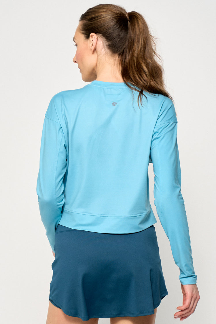 Drift Rally Top - Tiffany Blue
