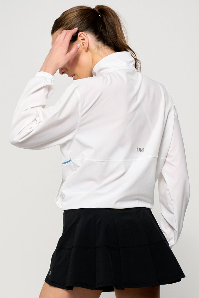 Edge Jacket - White/Black/Dusty Blue