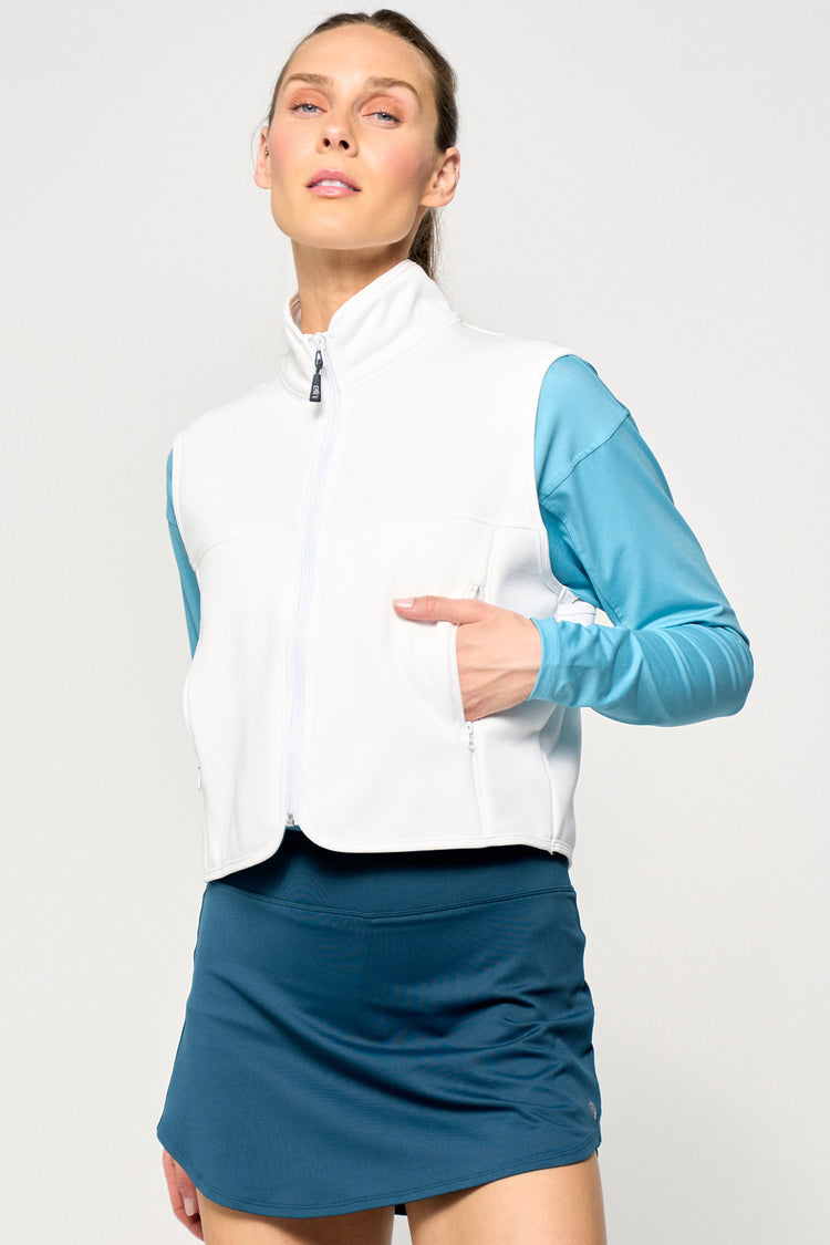 Shuffle Vest - White