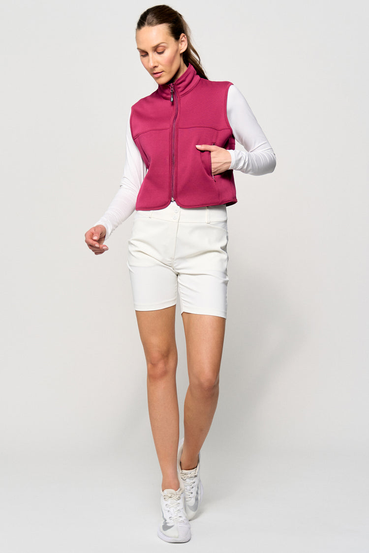 Shuffle Vest - Burgundy