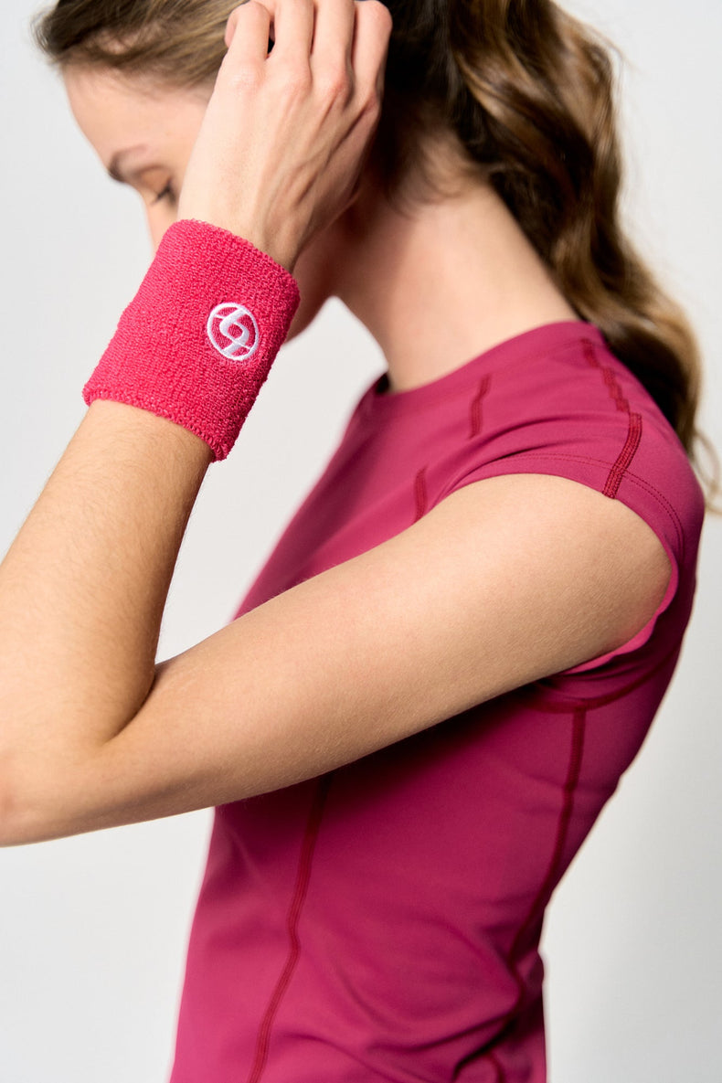 LIJA Wristbands - Pink/White