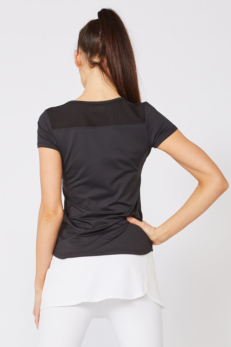 Deep V Tee - Black