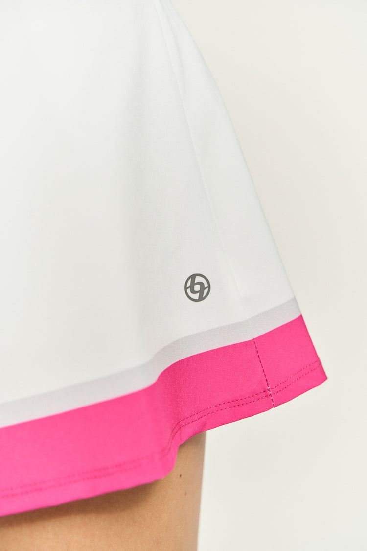 Masters Skort White/Vapor Grey/Fuchsia