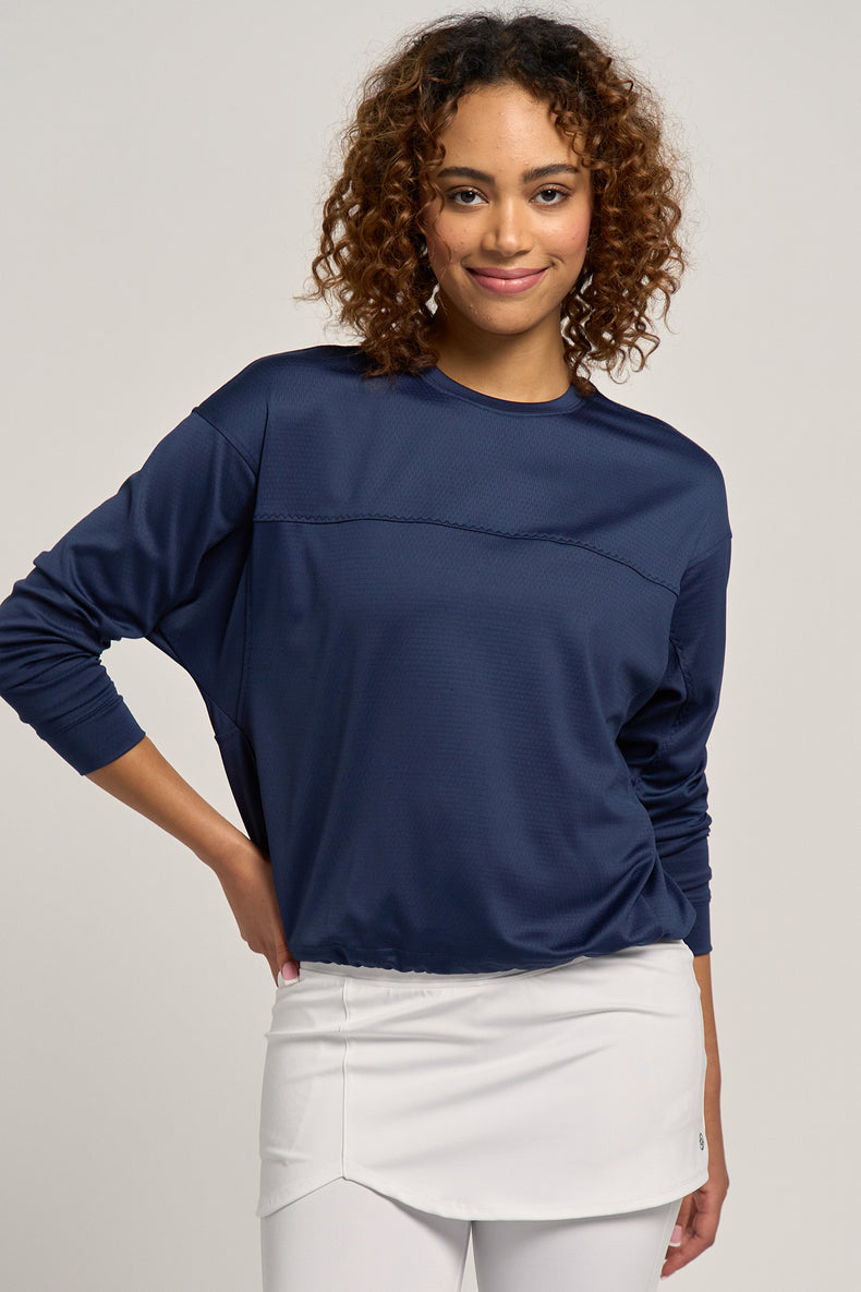 Post Game Pullover - Dark Navy