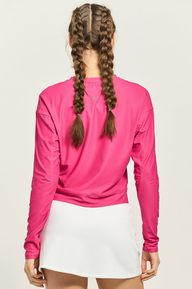 Rally Top Fuchsia