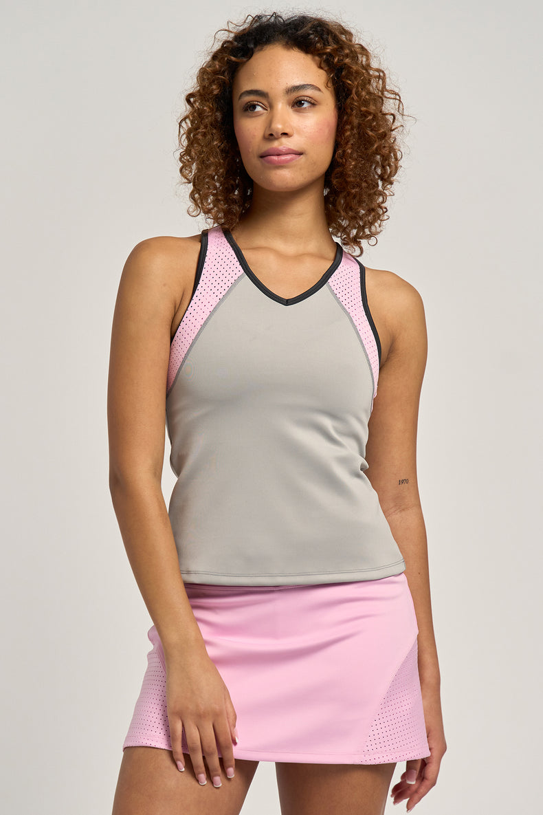 Starter Tank Clay/Peony/Black