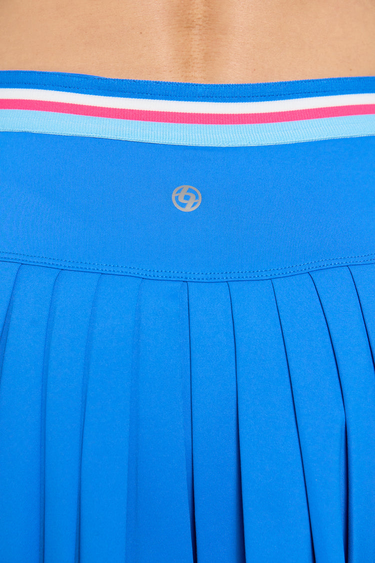 Step Skort 13" Cobalt/Multi