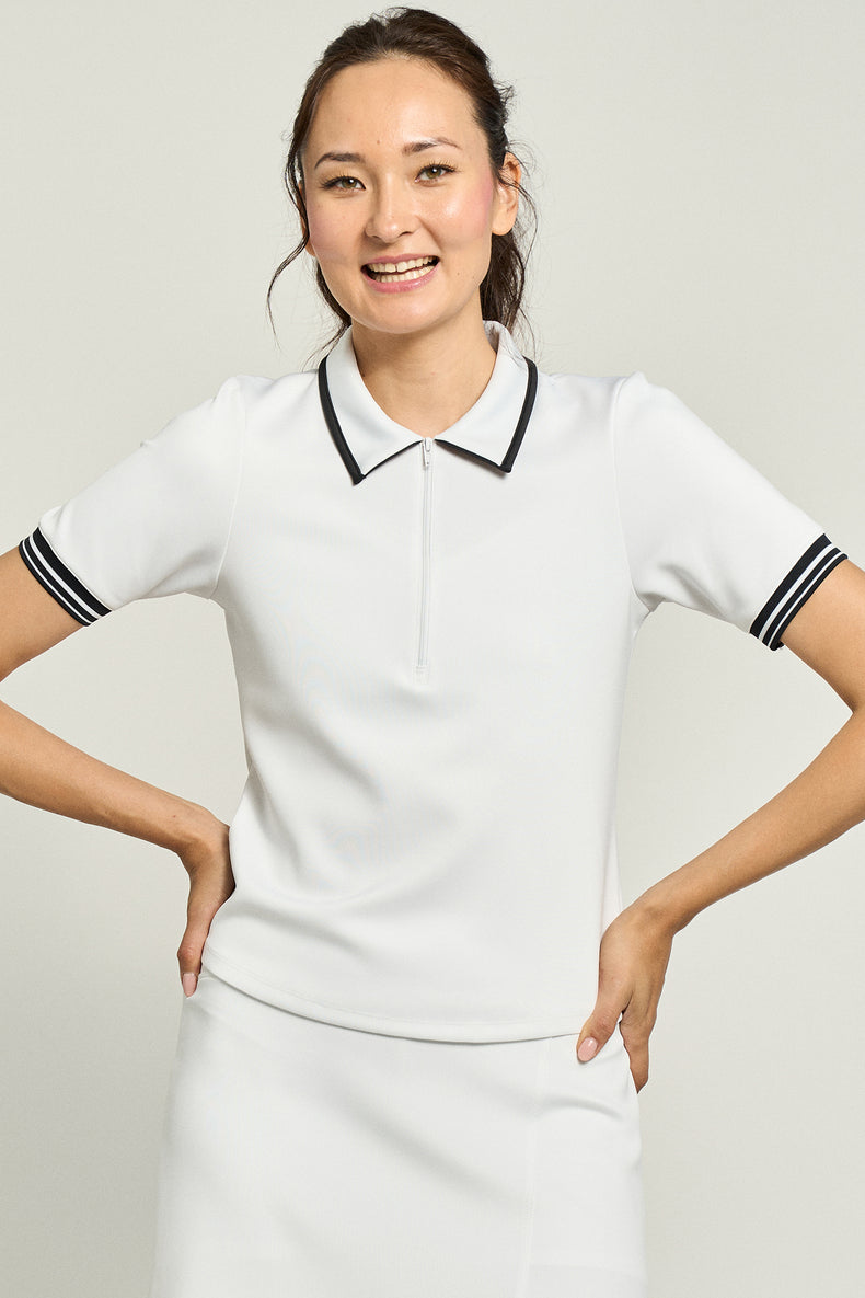 Tee Polo White/Black