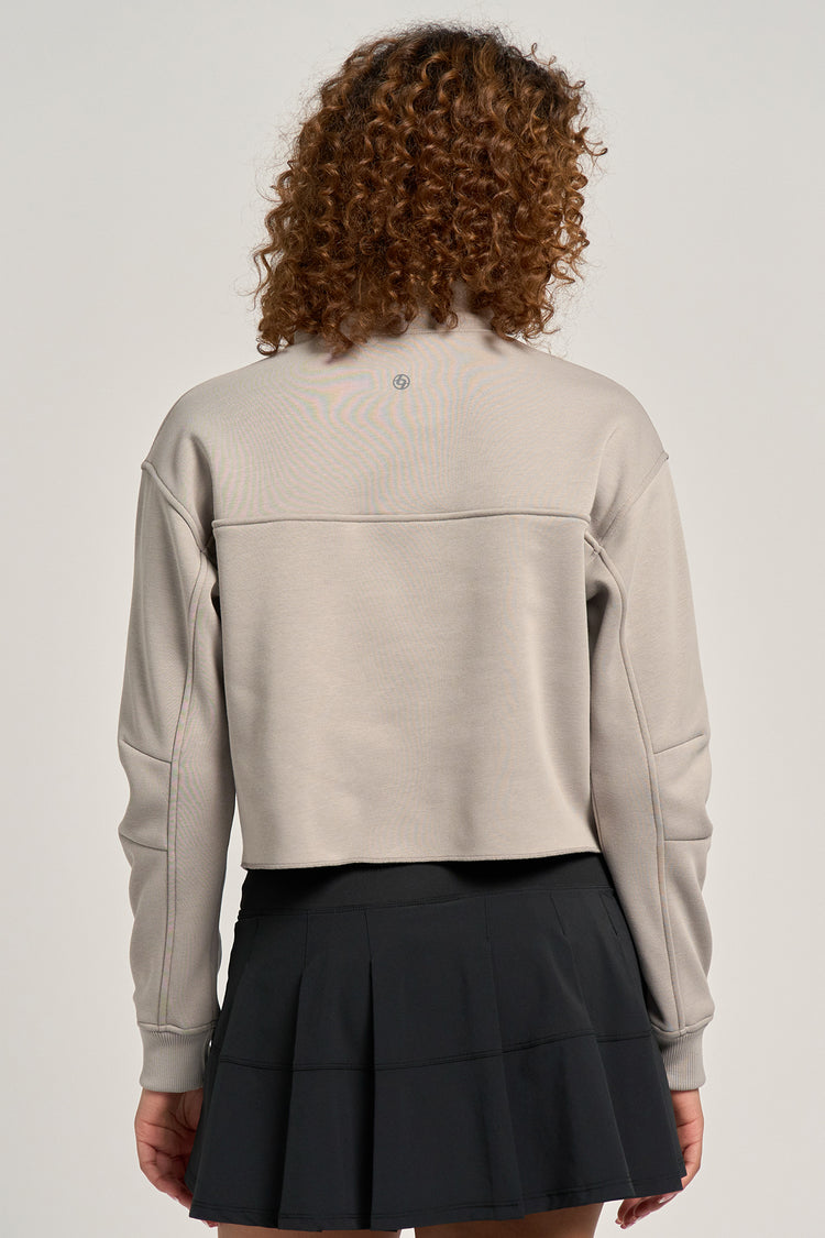 Zip It Up Pullover Clay