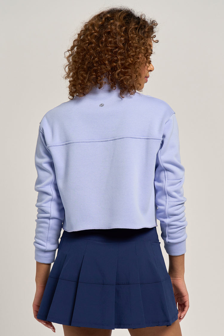 Zip It Up Pullover Periwinkle