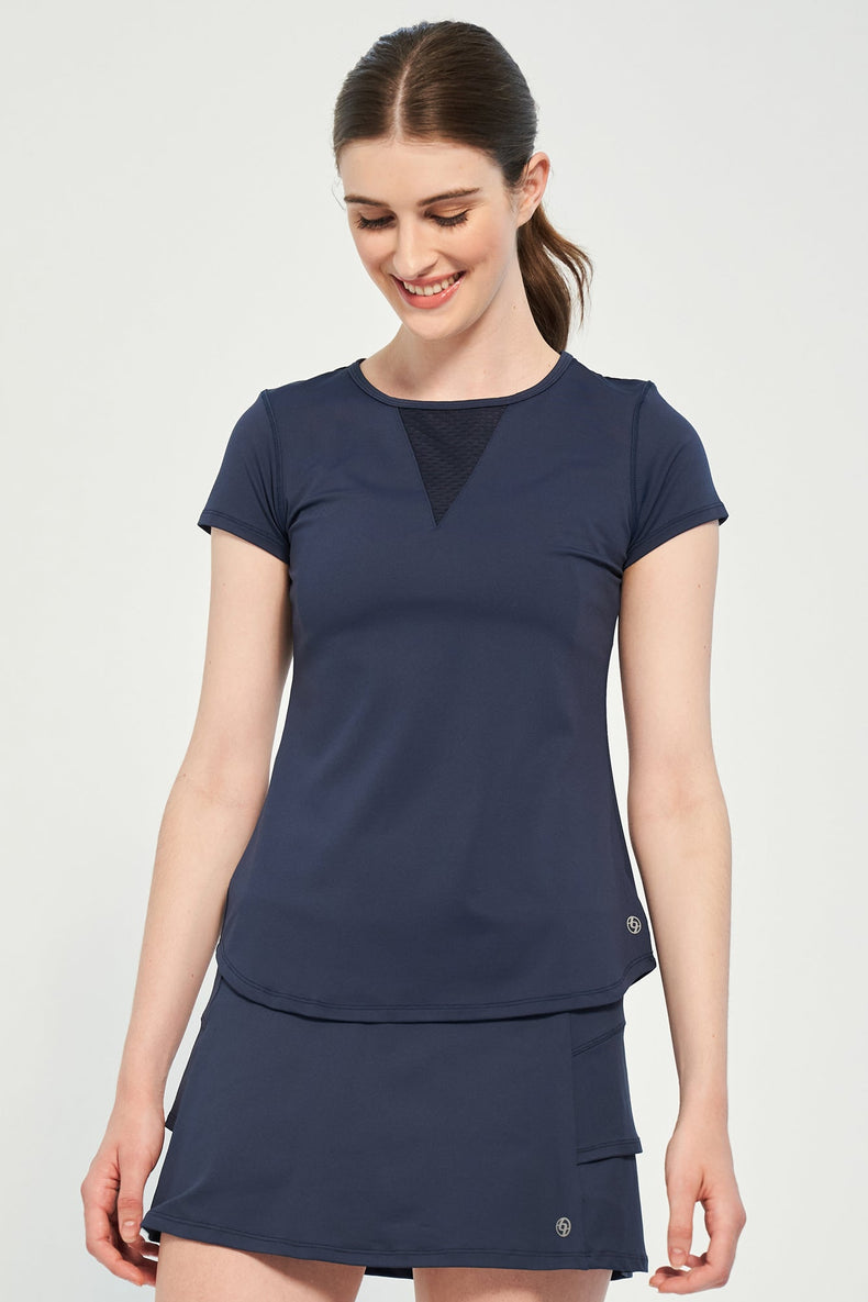 Deep V Tee - Dark Navy