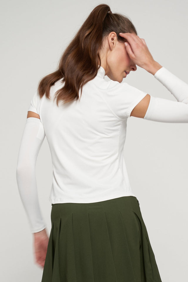 Sun Protective Arm Sleeves - UPF 50+ White