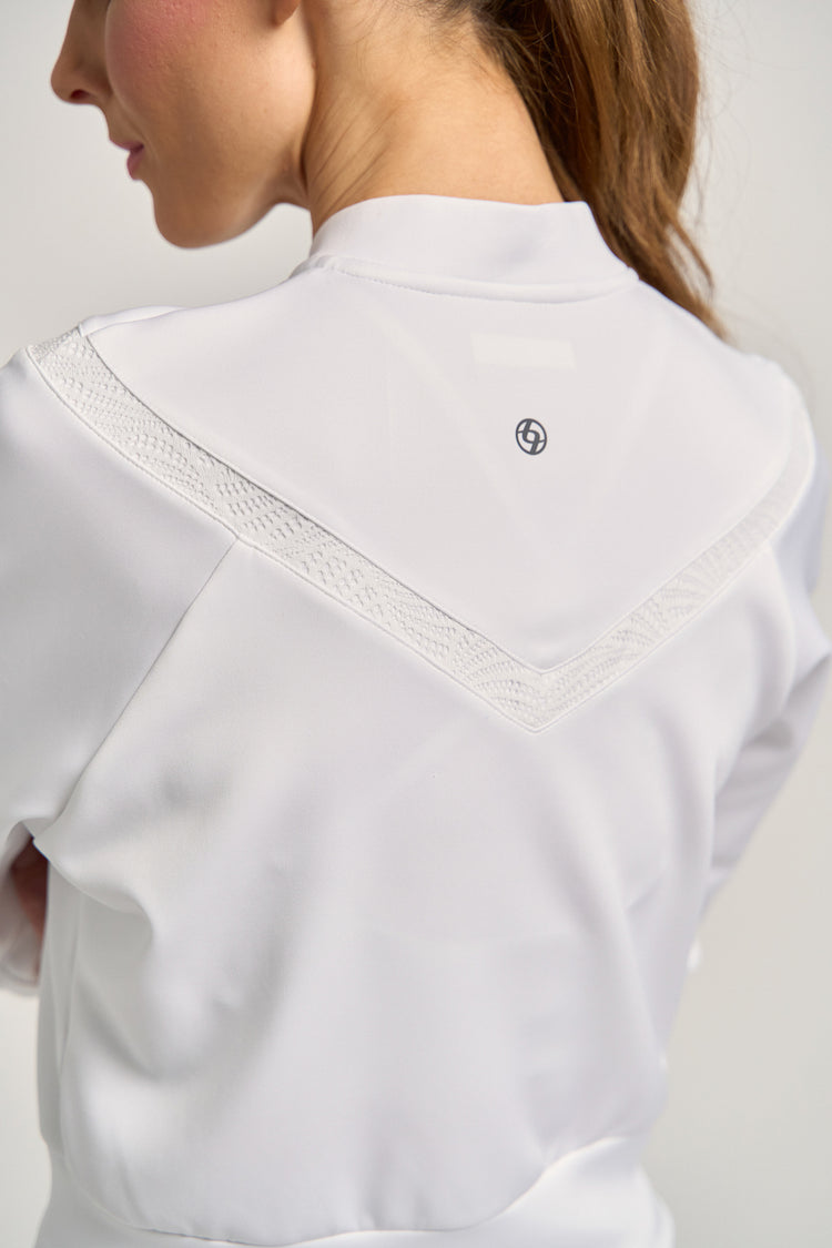 Revenge Jacket White - With Lace