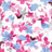 Vixen Skort Printed 13" Fuchsia Bouquet