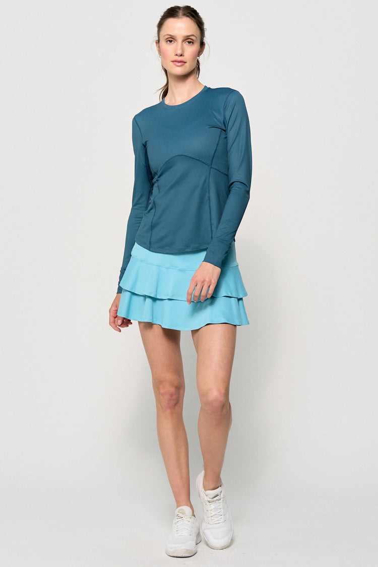 Seasonal Match Skort 13" - Tiffany Blue