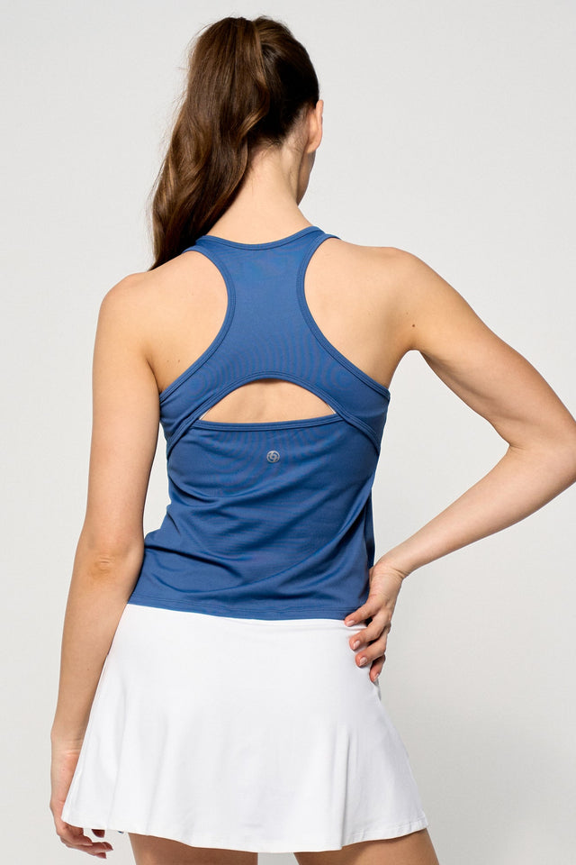 Rival Tank - Denim Blue