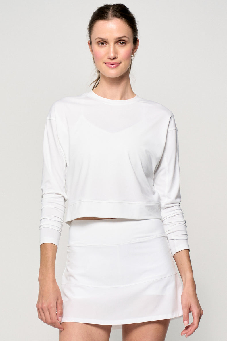 Drift Rally Top - White