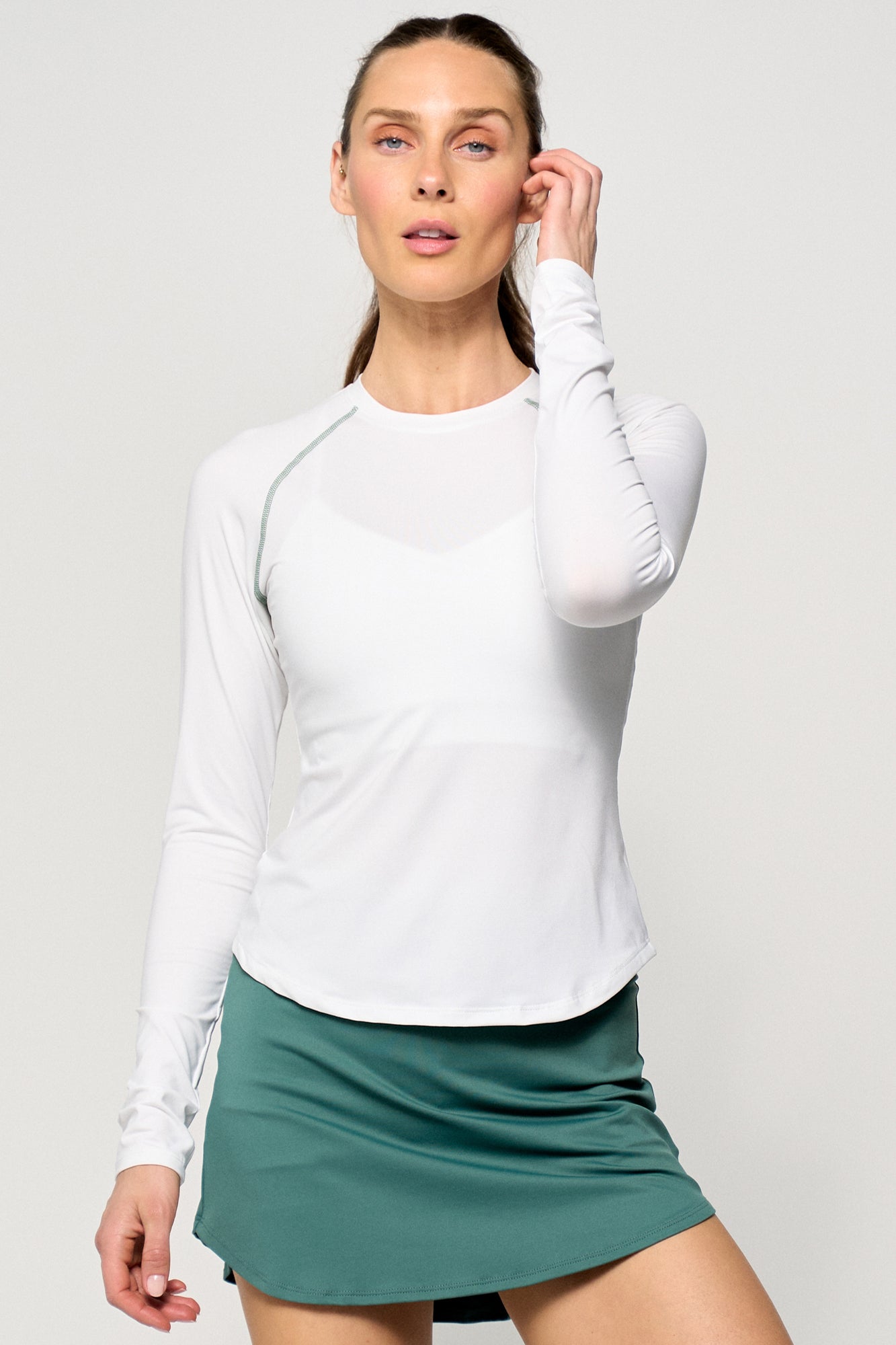 Luxury Long Sleeve Tops for Women — Designed for Tennis