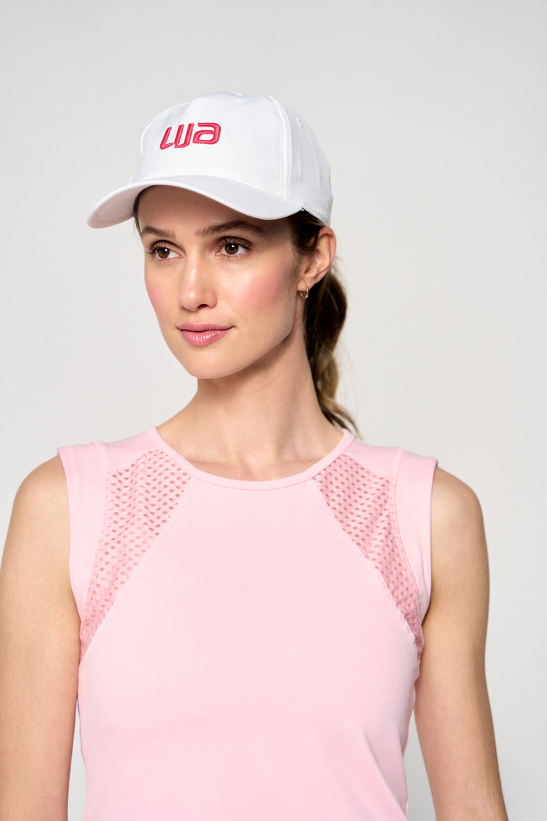 LIJA Ballcap - White/Pink