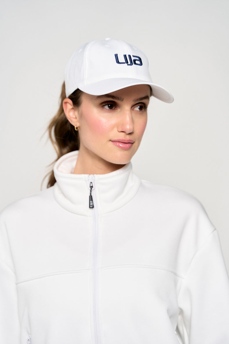 LIJA Ballcap - White/Dark Navy