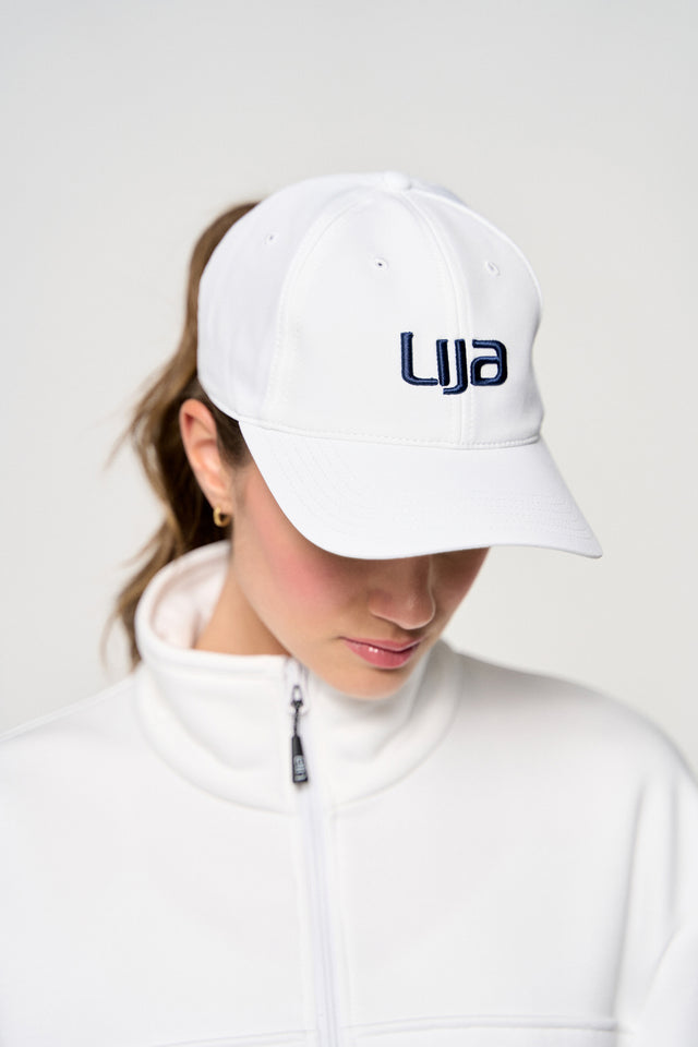 LIJA Ballcap - White/Dark Navy