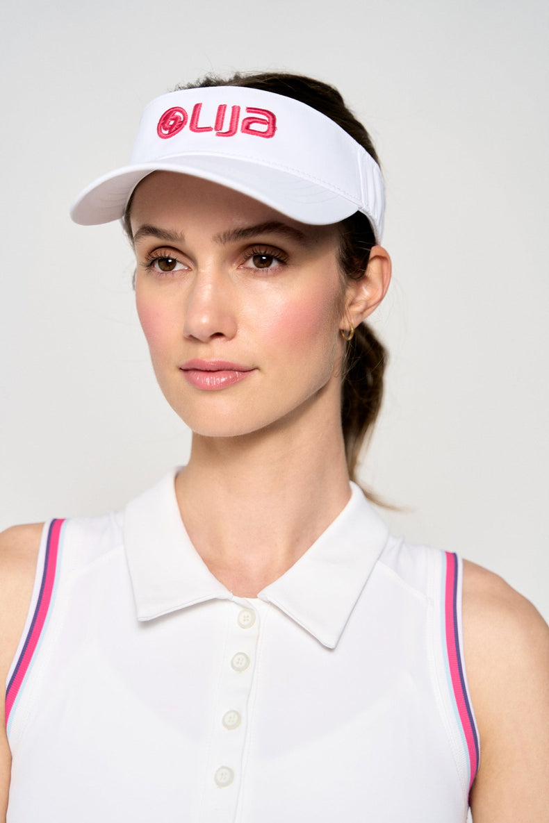 LIJA Visor - White/Pink