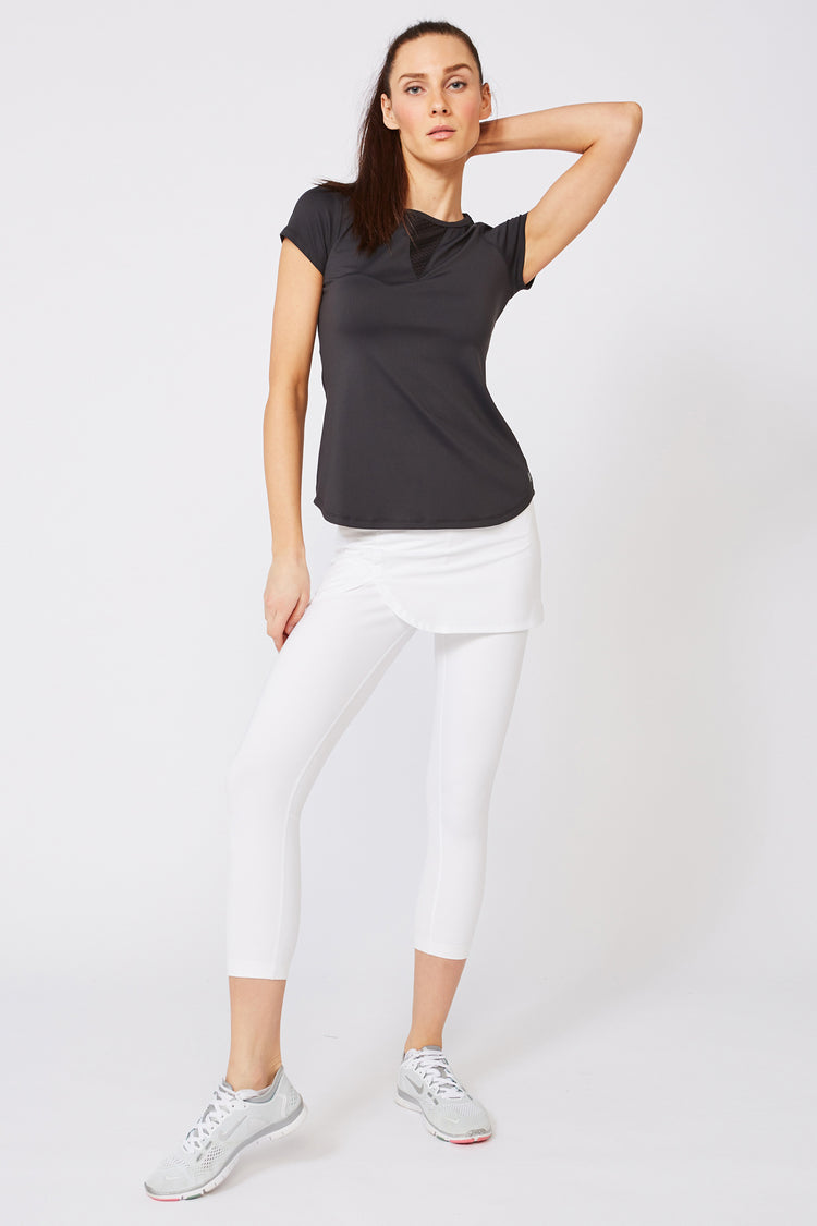 Deep V Tee - Black