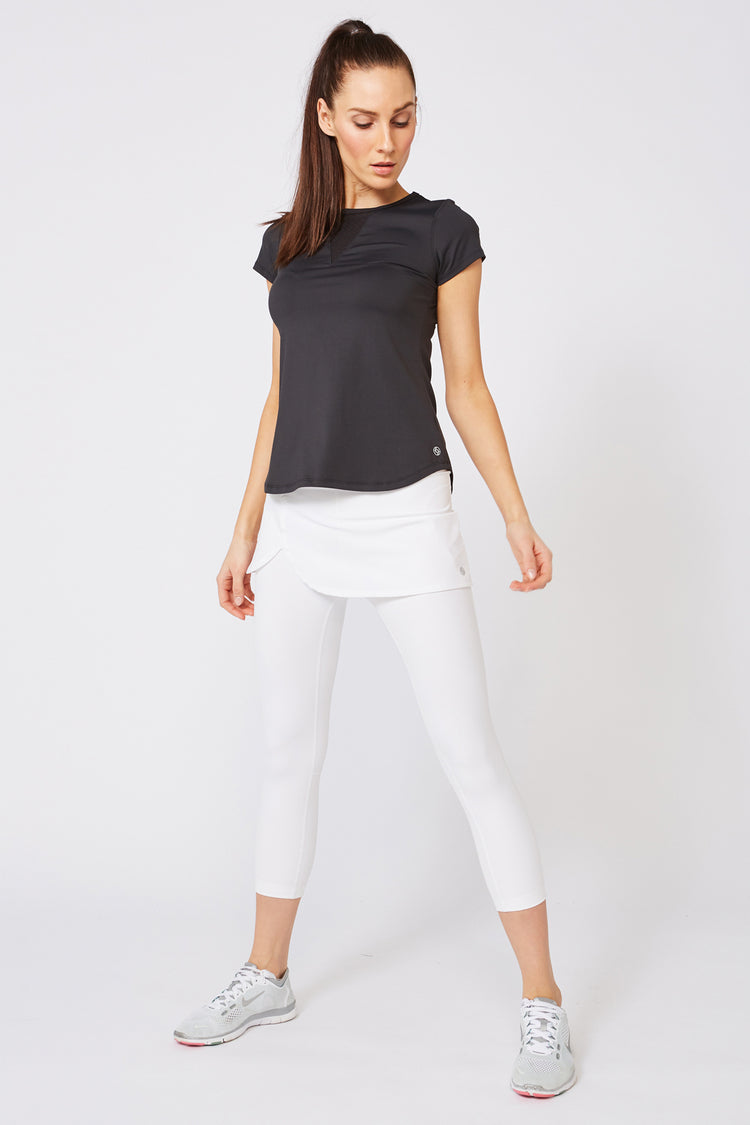Deep V Tee - Black