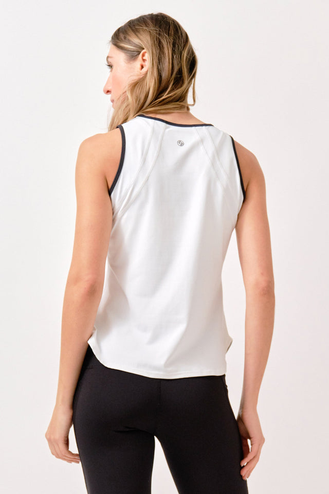 Bea Tank - White/Black