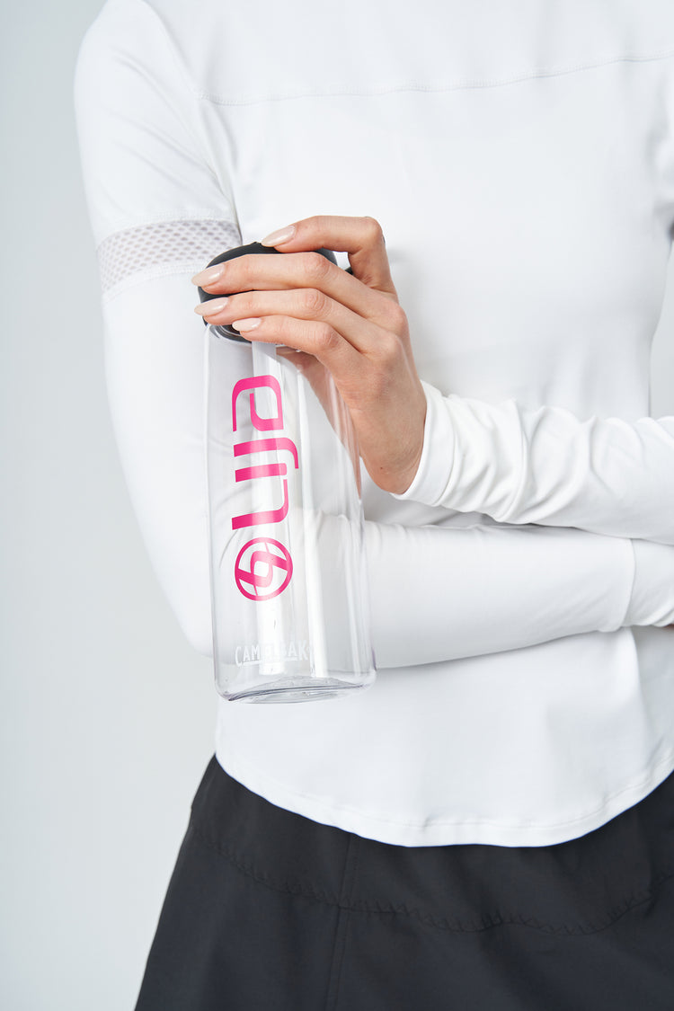 LIJA Water Bottle - Black/Pink