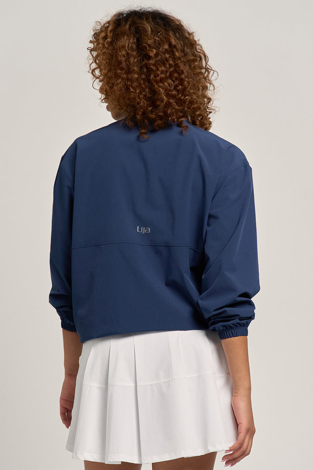 Edge Jacket Dark Navy/White