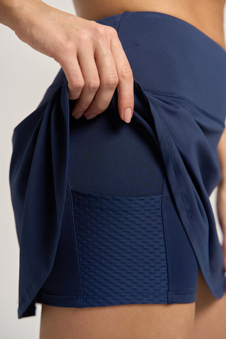 Patina Skort 14" - Dark Navy