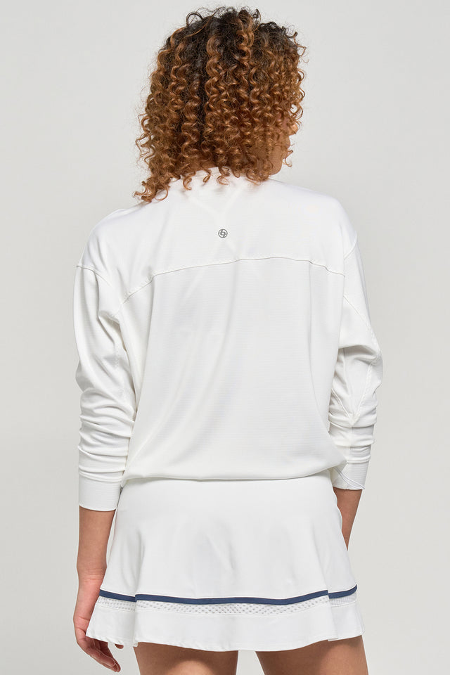 Post Game Pullover - White