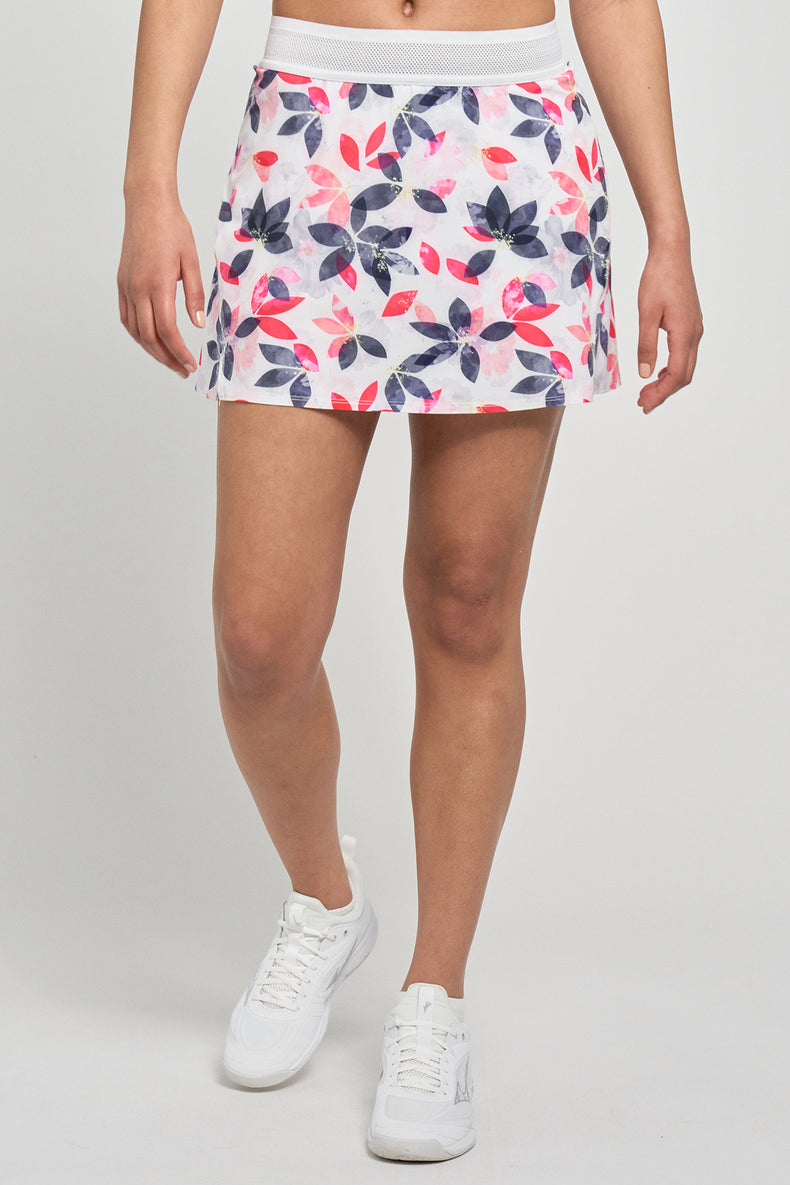 Printed Strike Skort 14" Faded Floral