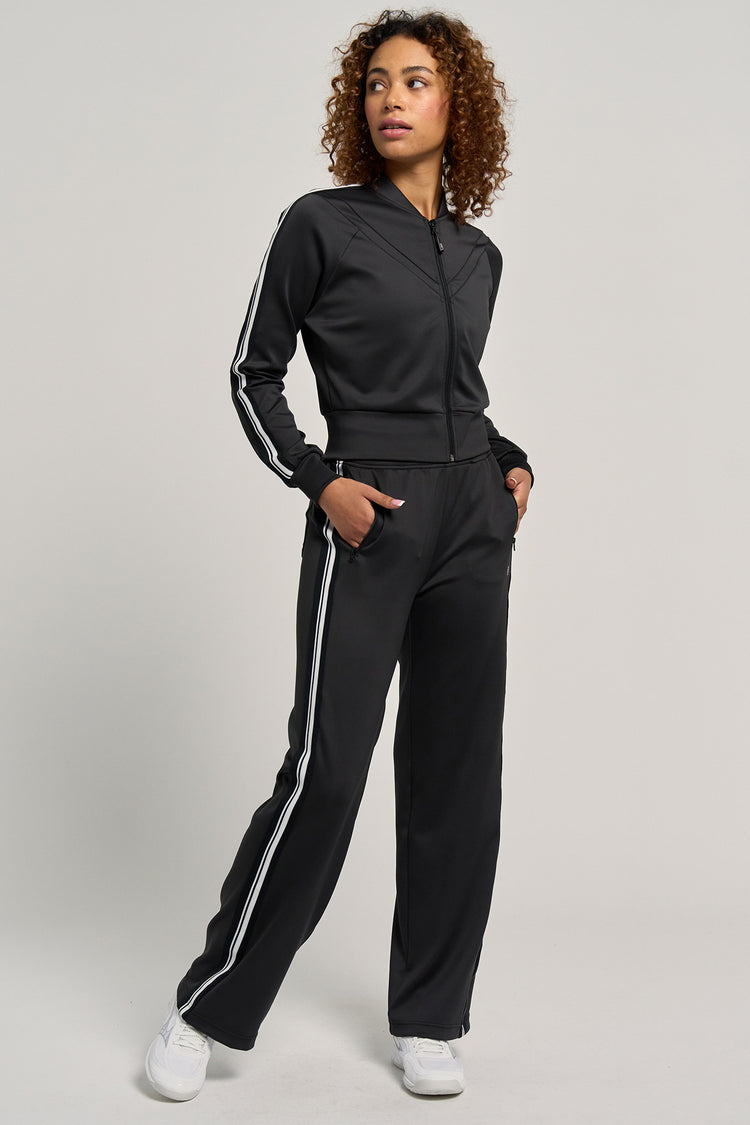 Track Pant Black/White