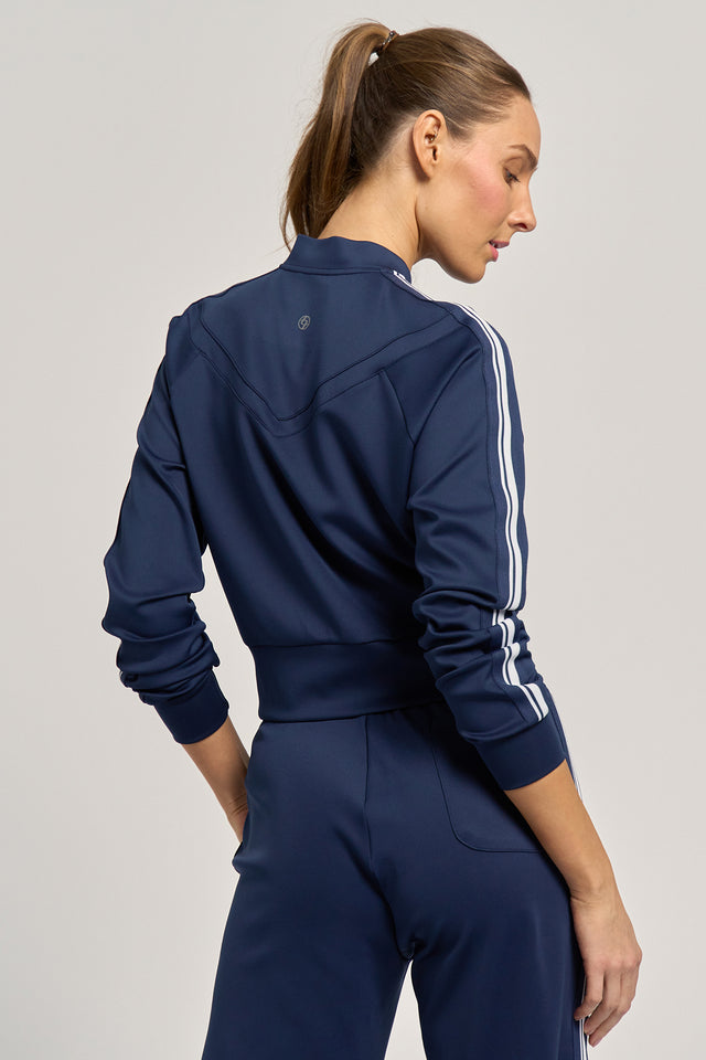 Revenge Jacket Dark Navy/White