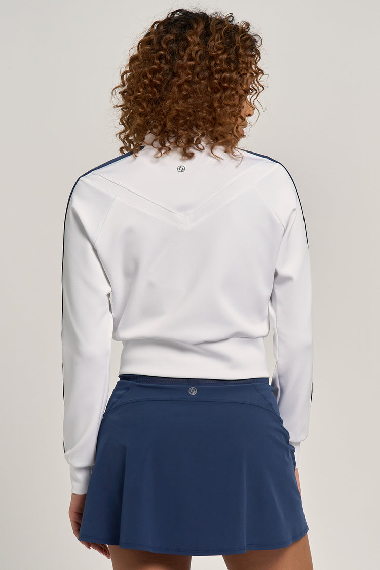 Revenge Jacket White/Dark Navy