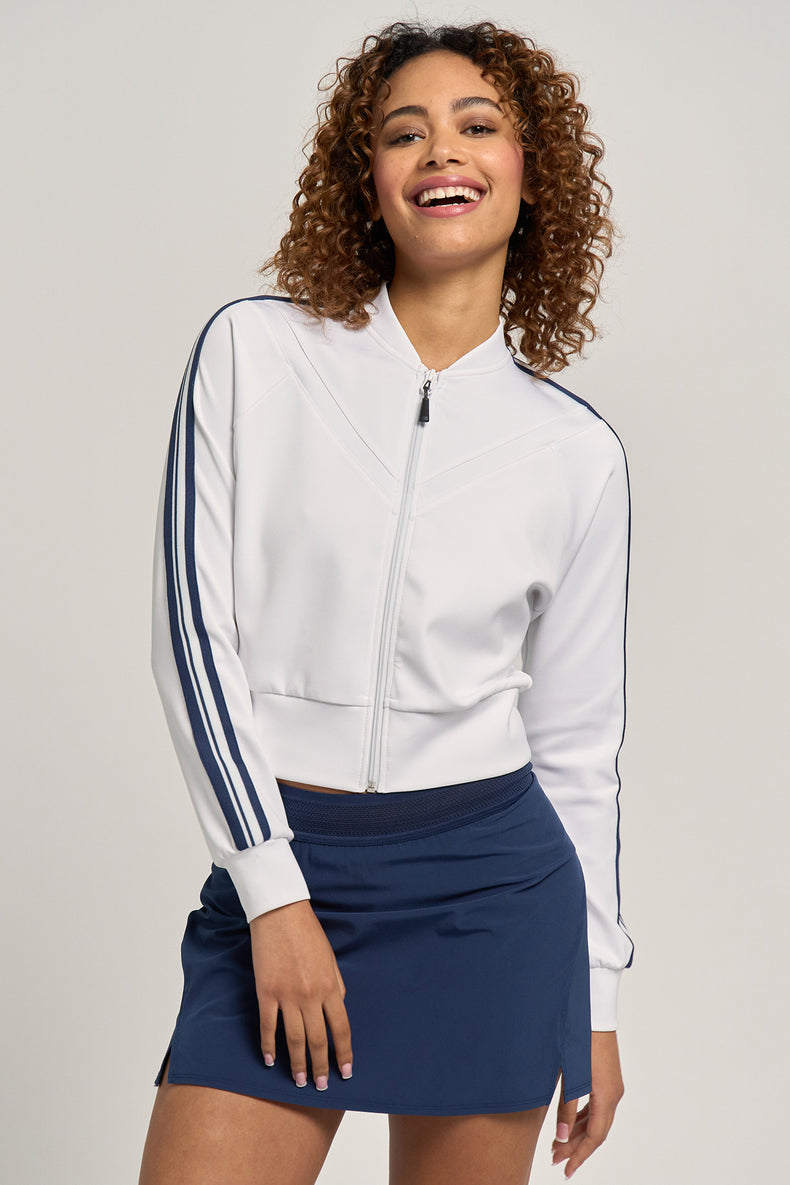 Revenge Jacket White/Dark Navy